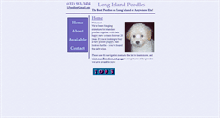 Desktop Screenshot of longislandpoodles.com